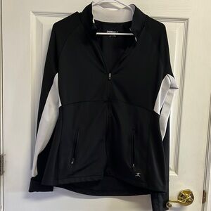 Danskin Black and White Sweater with Athletic Cut